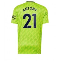 Manchester United Antony #21 Tredjetrøje 2022-23 Kortærmet